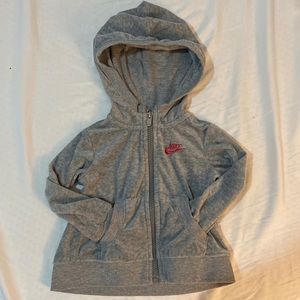 Toddler Nike Zip up sweater